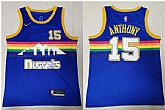 Nuggets 15 Carmelo Anthony Blue Swingman Jersey,baseball caps,new era cap wholesale,wholesale hats